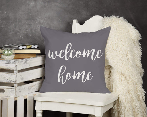 Welcome Home Design Throw Pillow