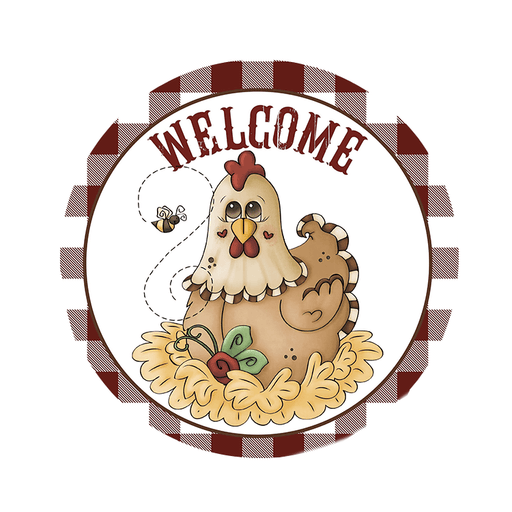 'Thanksgiving Turkey' Decorative Welcome Sign