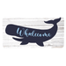 'Whalecome' Funny Decorative Welcome Sign