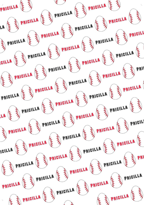 Personalized Easter Baseball Design Easter Tissue Paper