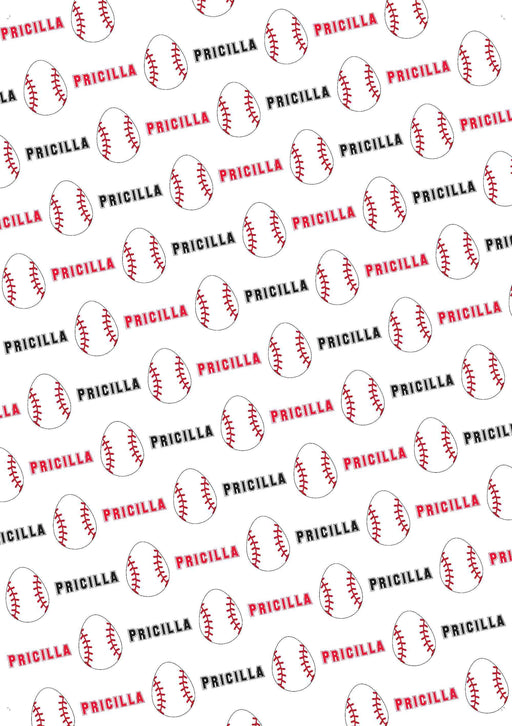 Personalized Easter Baseball Design Easter Tissue Paper