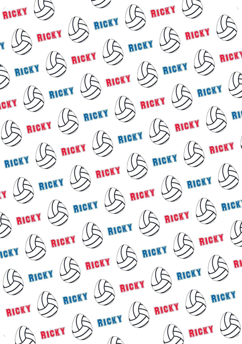 Personalized Easter Volleyball Design Easter Tissue Paper