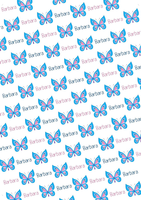 Personalized Butterfly Design Tissue Paper