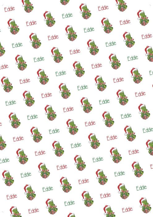 Personalized Christmas Gator Design Christmas Tissue Paper