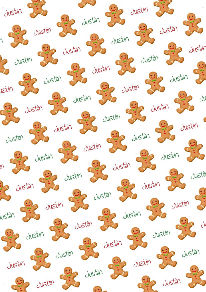 Potter's Printing Personalized Baby Boy Bear Baby Shower Wrapping Paper