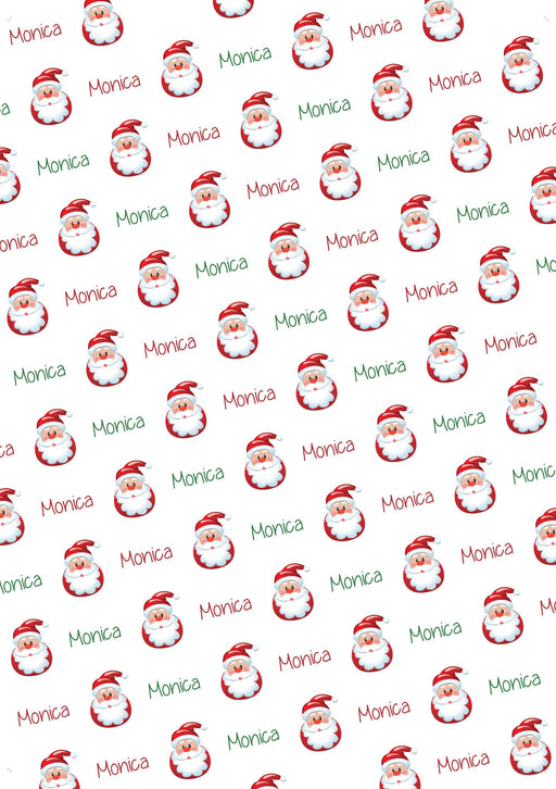 Personalized Santa Design Christmas Tissue Paper