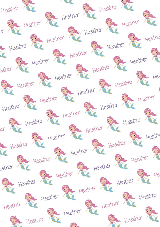 Personalized Mermaid Design Tissue Paper