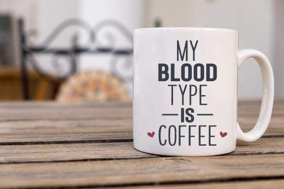 Blood Type Design Coffee Mug
