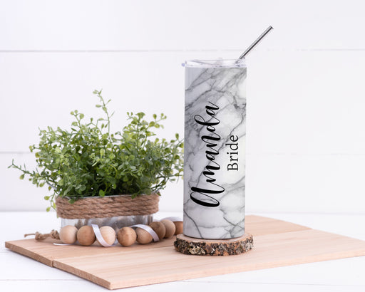 Bride Personalized Stainless Steel Tumbler - Potter's Printing