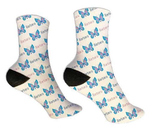 Personalized Butterflies Design Socks