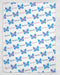Personalized Butterfly Design Soft Micro Fleece Blanket