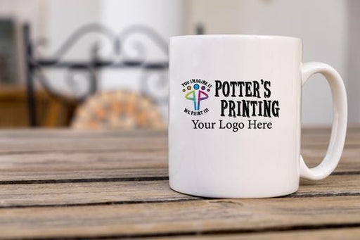 Custom Logo Coffee Mug - Potter's Printing