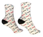 Personalized Dalmatian Design Socks