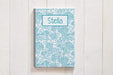 Personalized Blue Foral Design 112 Page Journal