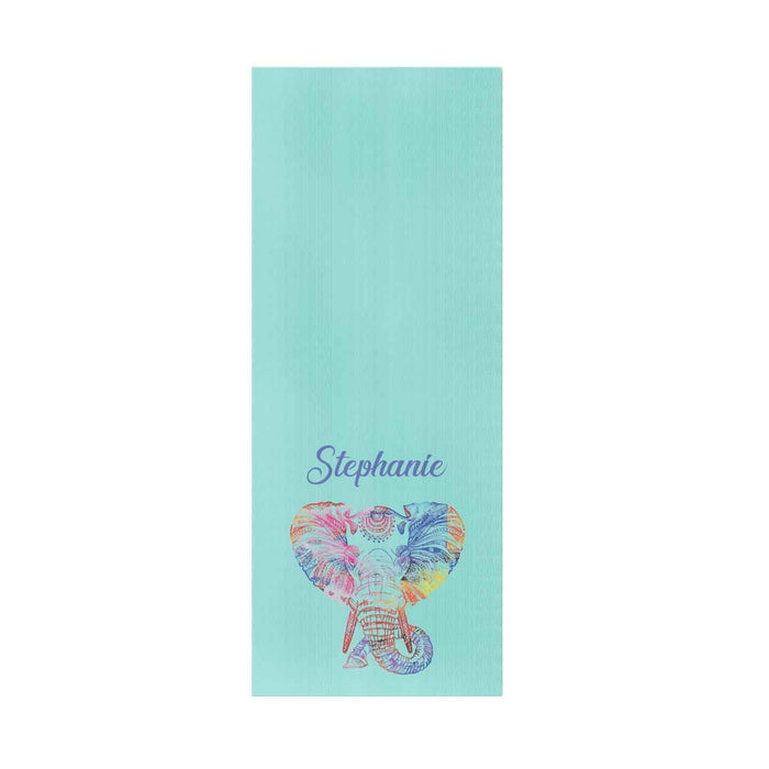 Personalized Elephant Design Yoga Mat