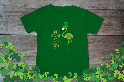 St. Patrick's Day Flocking Irish Design Graphic Tee