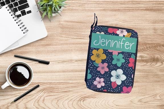 Personalized Floral Drawing Set
