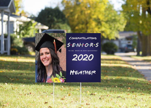 Congratulations Senior 2020 Quarantined Graduation Yard Sign - Potter's Printing