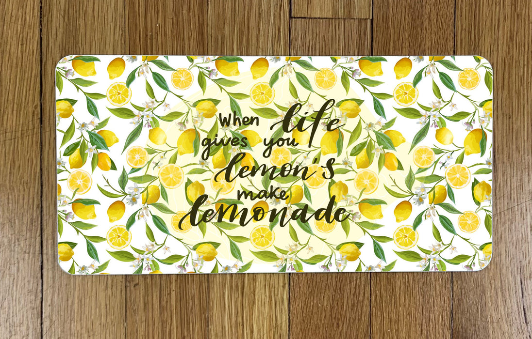 When Life Gives You Lemons Wreath Sign