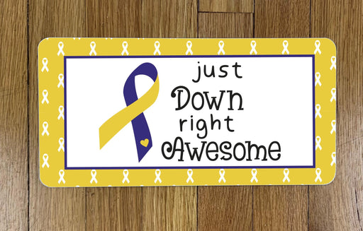 Down Syndrome Wreath Sign