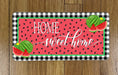 Home Sweet Home Watermelon Wreath Sign