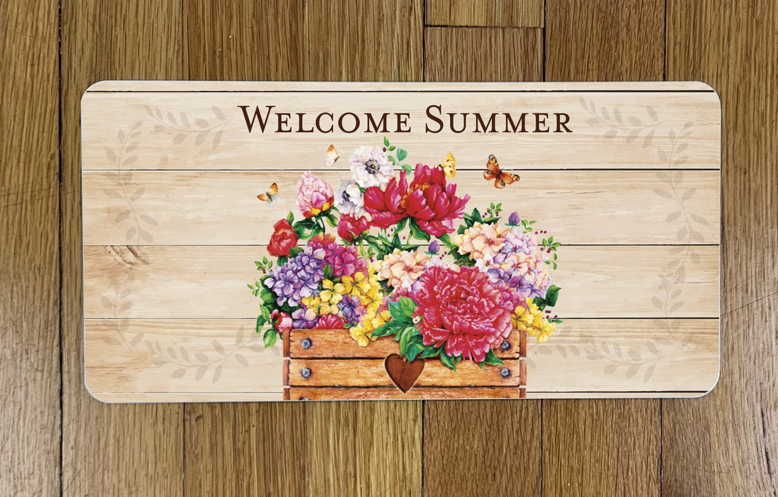Welcome Summer Wreath Sign