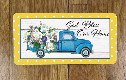 God Bless Our Home Wreath Sign