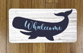 Whalecome Wreath Sign
