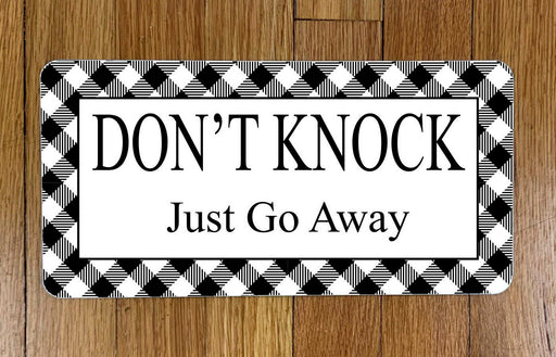 Don't Knock Wreath Sign