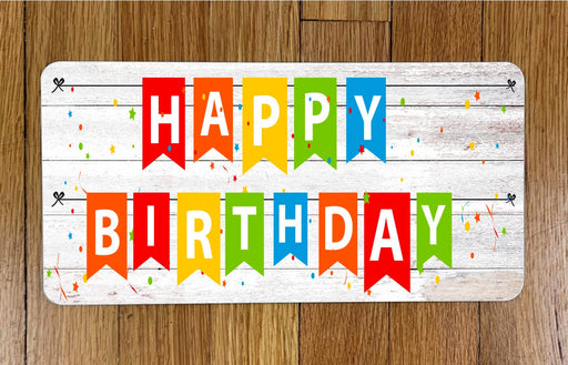 Happy Birthday Wreath Sign