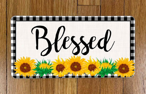 Blessed Sunflowers  Wreath Sign