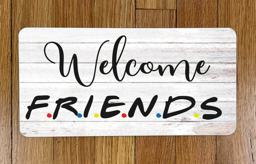 Welcome Friends Wreath Sign