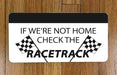 Racetrack Wreath Sign