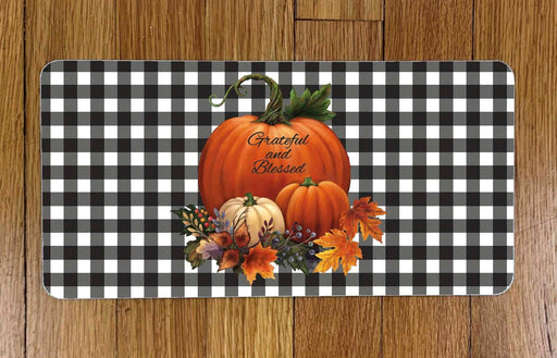 Grateful and Blessed Wreath Sign