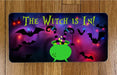 The Witch is In Wreath Sign