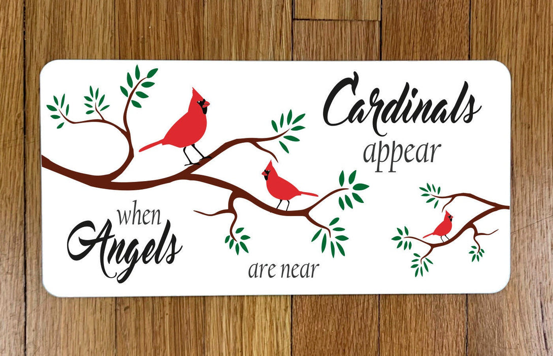 Cardinals Appear Wreath Sign