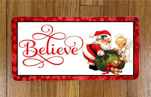 Believe Santa Wreath Sign