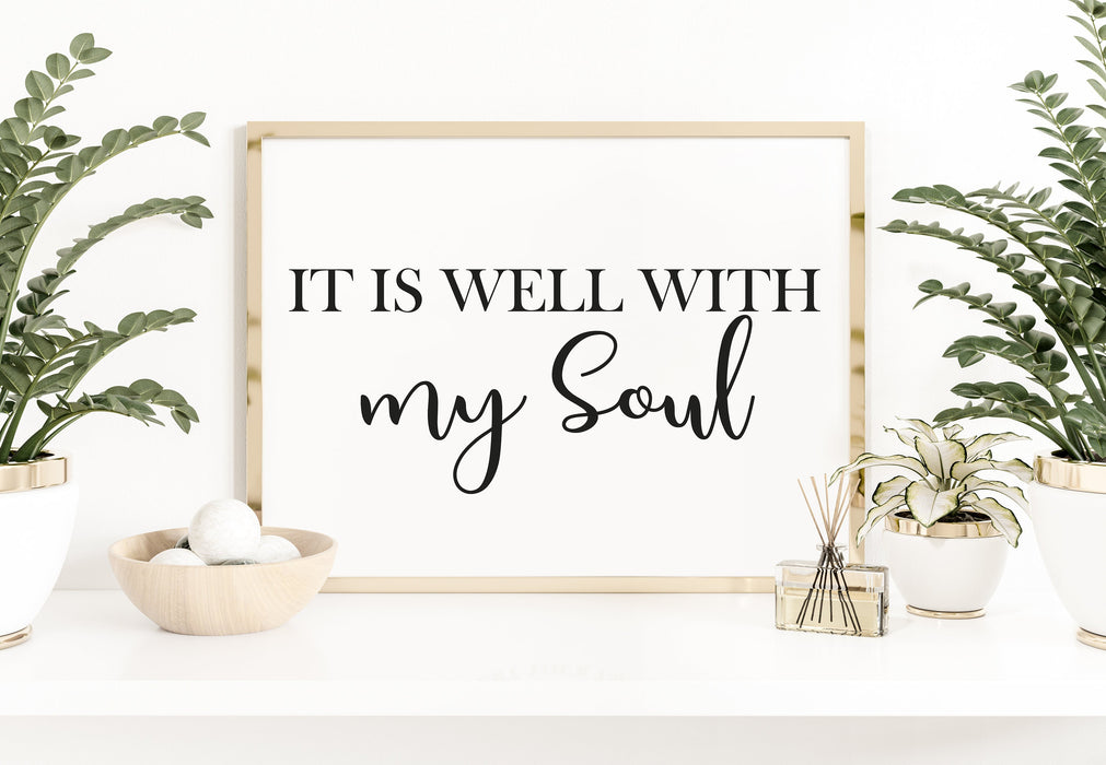 It is Well With My Soul Poster