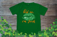 St. Patrick's Day Kiss Me Im Irish Design Graphic Tee