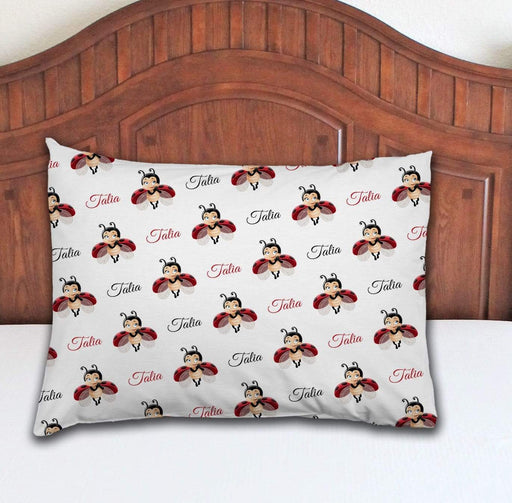 Personalized Ladybug Design Microfiber Pillowcase 