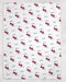 Personalized Love Bug Valentine Design Soft Micro Fleece Blanket