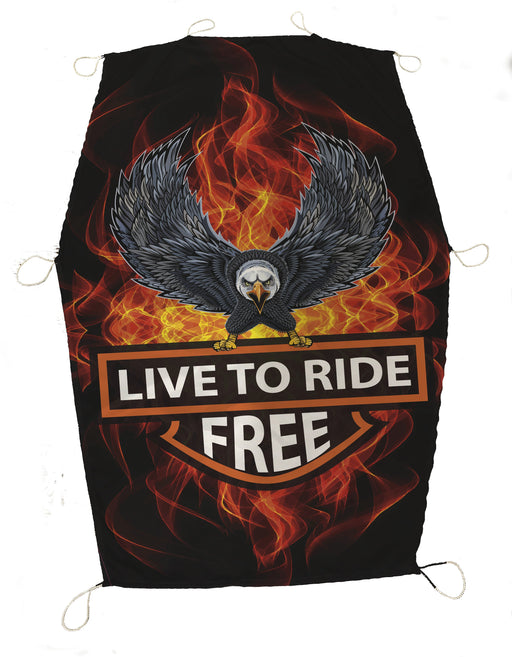 Live to Ride Cycle SunShade Motorcycle Seat Cover