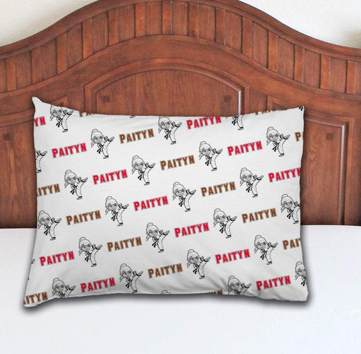 Personalized Martial Arts Girl Design Microfiber Pillowcase 