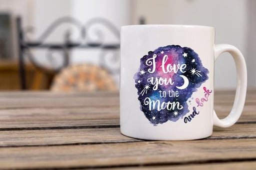 Love You to the Moon And Back Coffee Mug - Potter's Printing