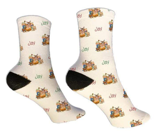 Personalized Nativity Design Socks