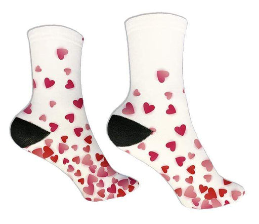 Ombré Heart Design Socks