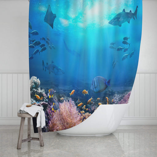 Ocean Design Shower Curtain
