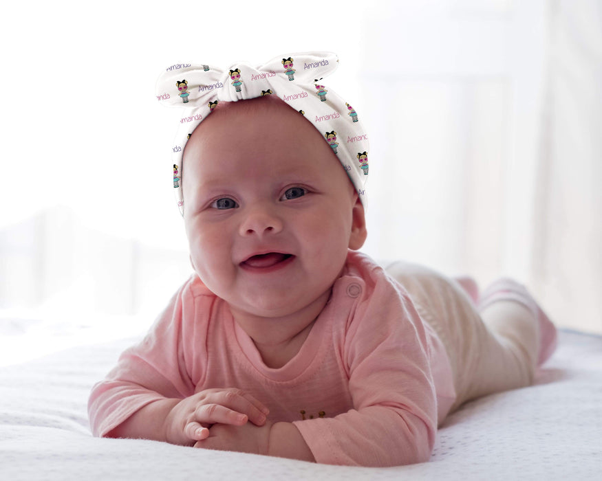 Personalized Doll Design Baby Headband
