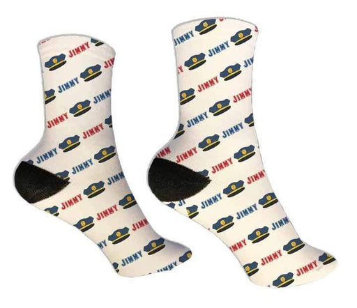Personalized Police Officer Design Socks