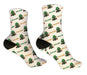 Personalized Skulls and Beer St. Patrick's Day Design Socks